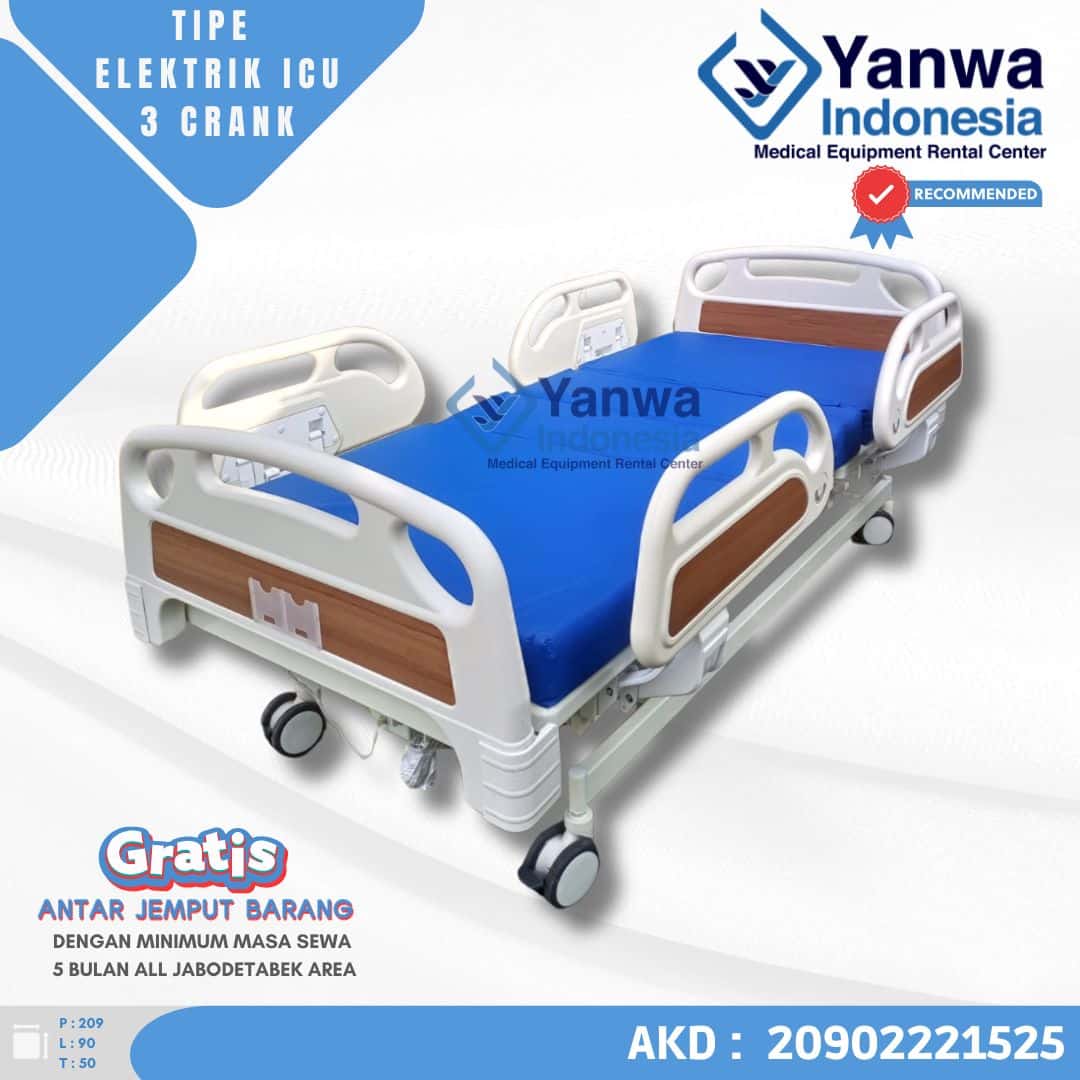 rental bed pasien ABS Elektrik ICU